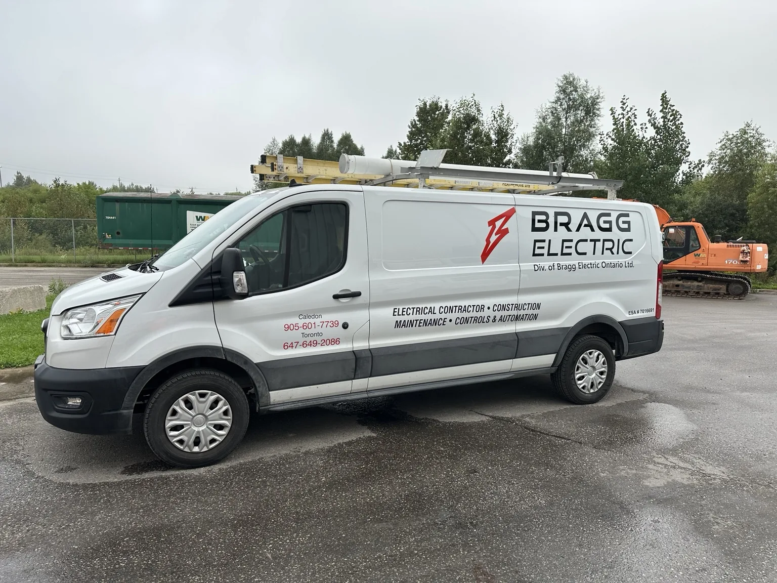 Bragg Electric service van